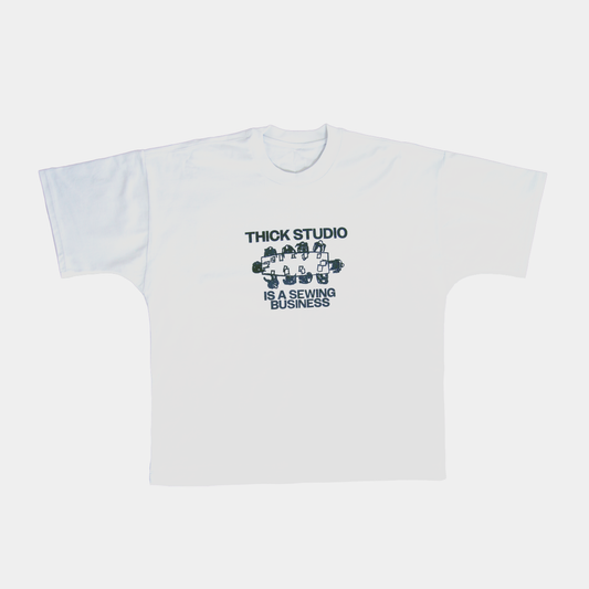 THICK - BUSINESS TEE - WHITE