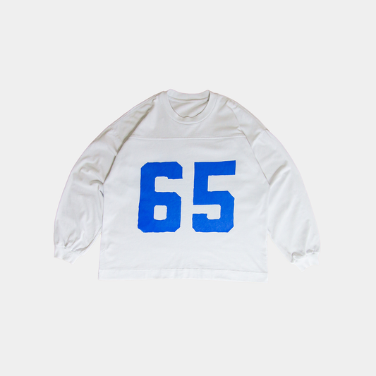 THICK - 65 JERSEY LONG SLEEVE  -WHITE